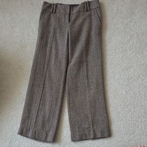 The Limited Brown Tweed Trousers